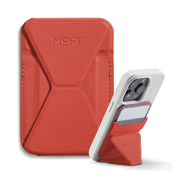 MOFT Snap-on Phone Stand & Wallet (Magsafe Compatible)-iPhone 12/13/14/15/16 series & Non Magsafe Cases And Android Phones Using Moft Metal Ring include in Pack