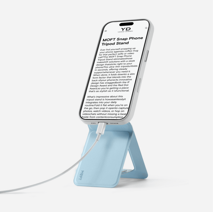 Moft Snap Phone Tripod Stand - Compatible Models: iPhone 12/13/14/15/16/17 series (Plus/Pro/Pro Max) and MagSafe-compatible cases. Works with non-MagSafe phones using the included metal ring.