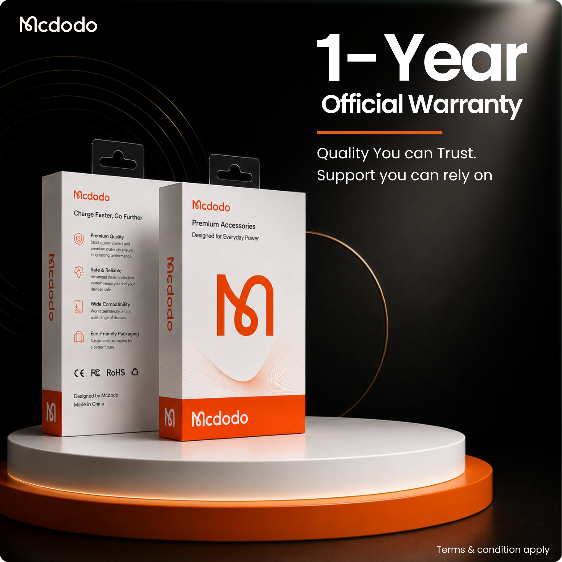 Mcdodo 5000mAh 20W Magnetic Wireless Power Bank