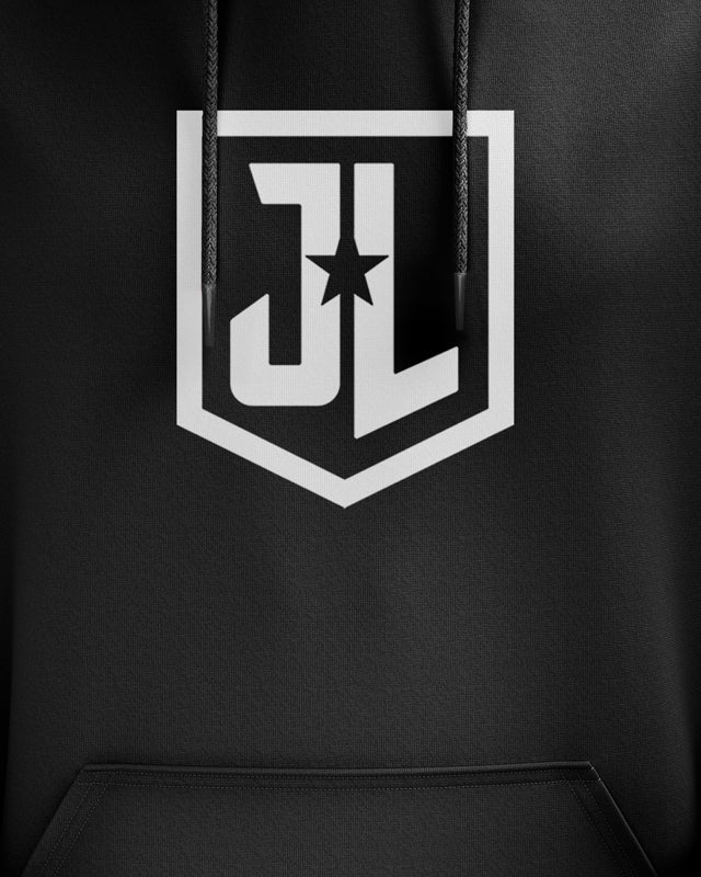 Sale-Justice League  Logo Hooded Sweatshirt