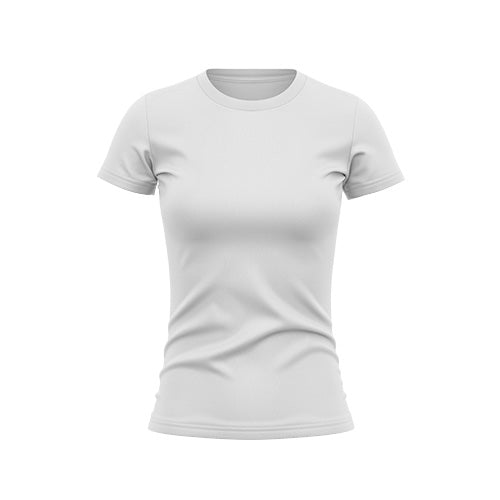 Womens Pure Cotton Round Neck T-shirt