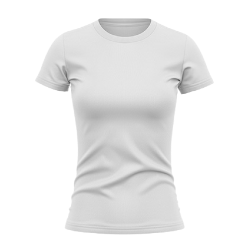 Womens Pure Cotton Round Neck T-shirt