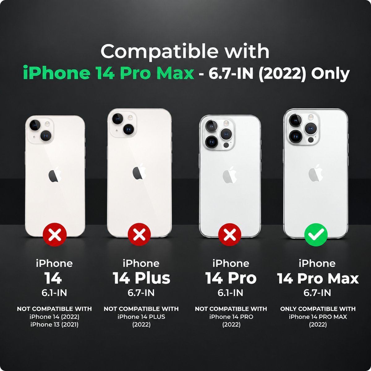 RAEGR Phone Case| Anodized Aluminum Bumper | Supports Magnetic Wireless Charging | Edge Armor Protective Minimal Case Compatible with iPhone 14 Pro Max (6.7-Inch) (2022)