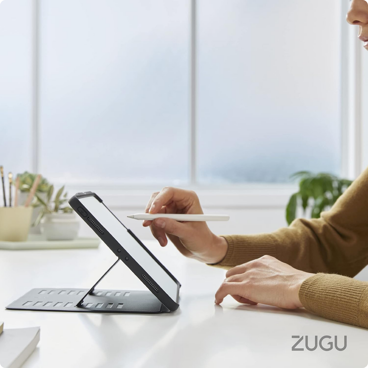 ZUGU Case for iPad Air 13 inch (M2/M3/M4) iPad Pro 12.9 Gen 3/4