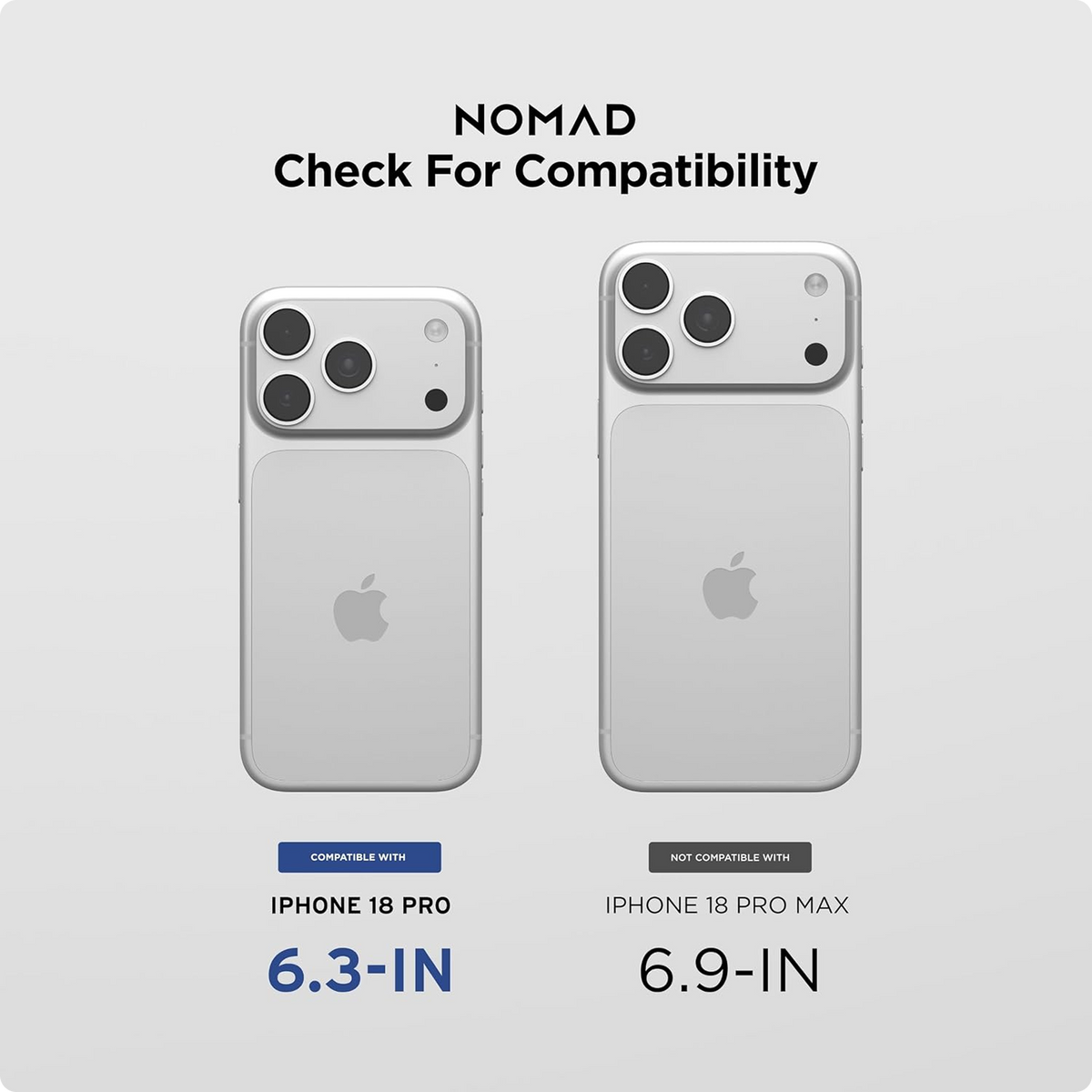 NOMAD Traditional Leather Case Compatible with iPhone 18 Pro Case Camino Leather
