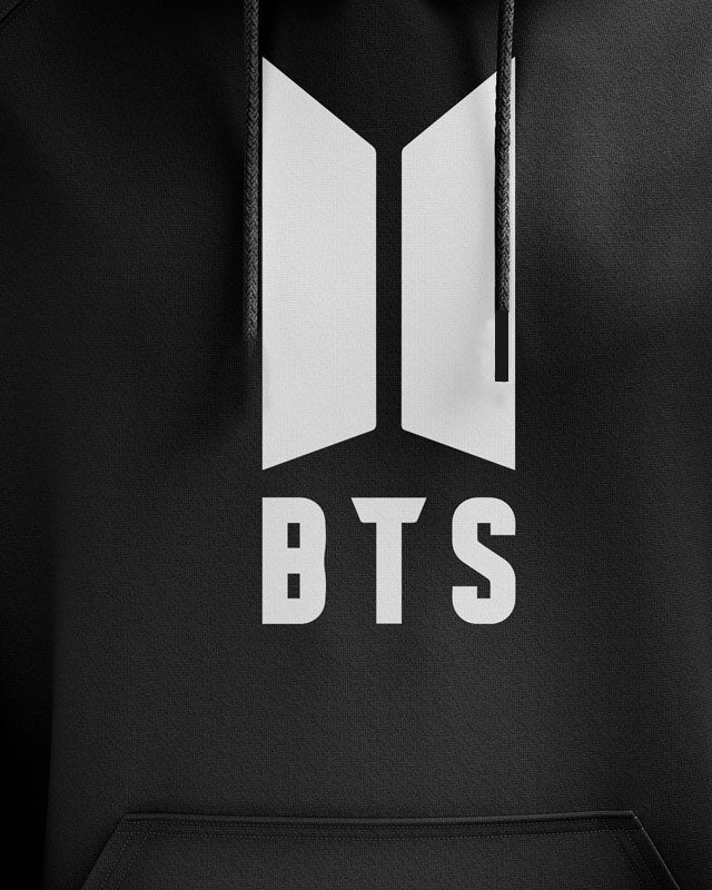 BTS White Logo All Season Hoodie