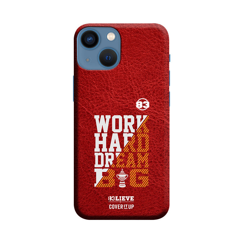 Official 83 Work Hard Dream Big Hard Case from coveritup.com