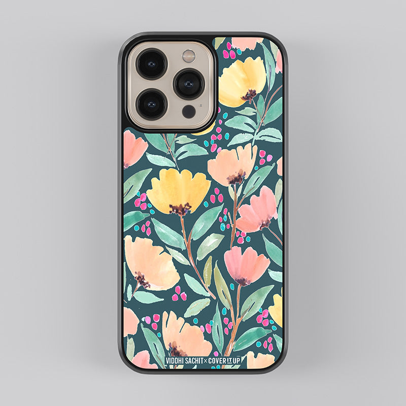 Floral Madness Glass Case