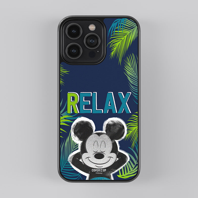 Official Disney Mickey Relax Glass Case