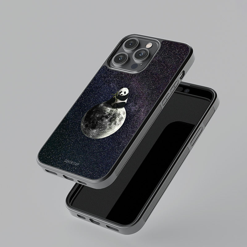 Space Panda Glass Case