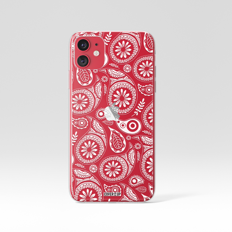 Paisley Clear Silicone Case