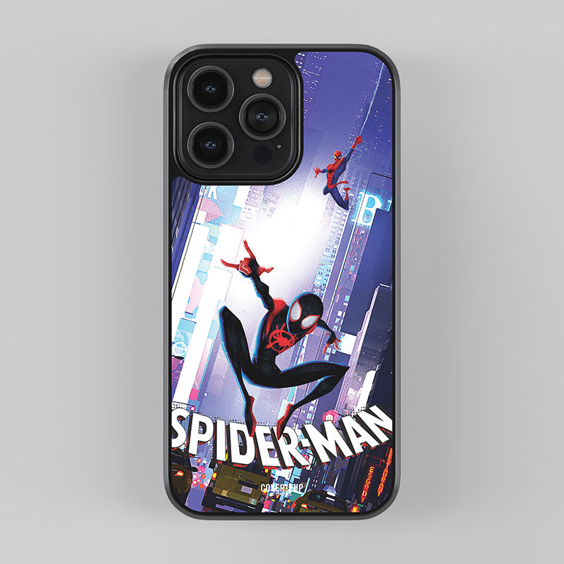 Official Marvel Spider-Man Into The Spider Verse Glass Case