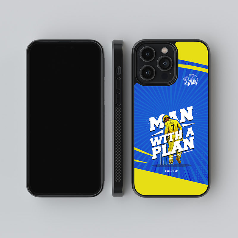 Man with a plan Glass Case