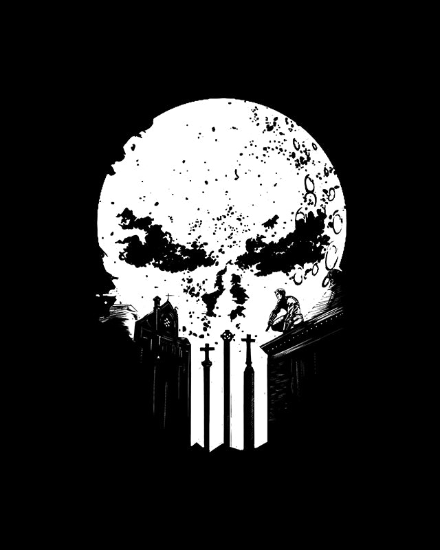 Official Marvel Punisher Logo T-Shirt