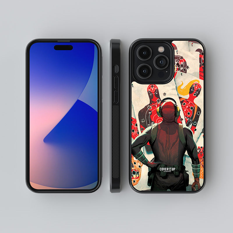 Official Marvel Deadpool Target Glass Case