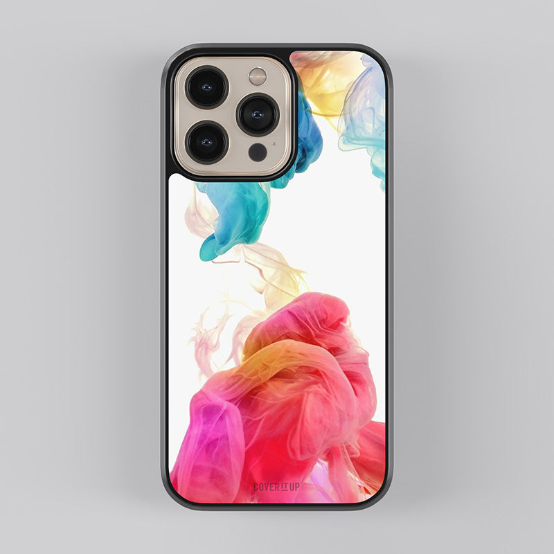 Colorful Splash Glass Case