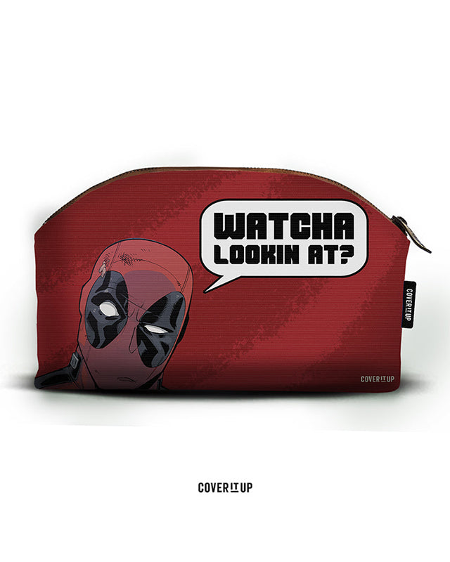 Official Marvel Deadpool Watcha Looking at Classic Pouch