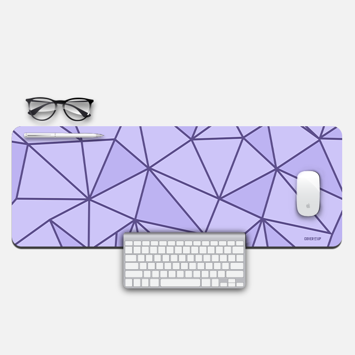 Abstract Lines Desk Mat and Gaming Mouse Pad