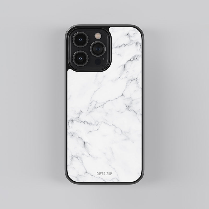 White Marble Glass Case