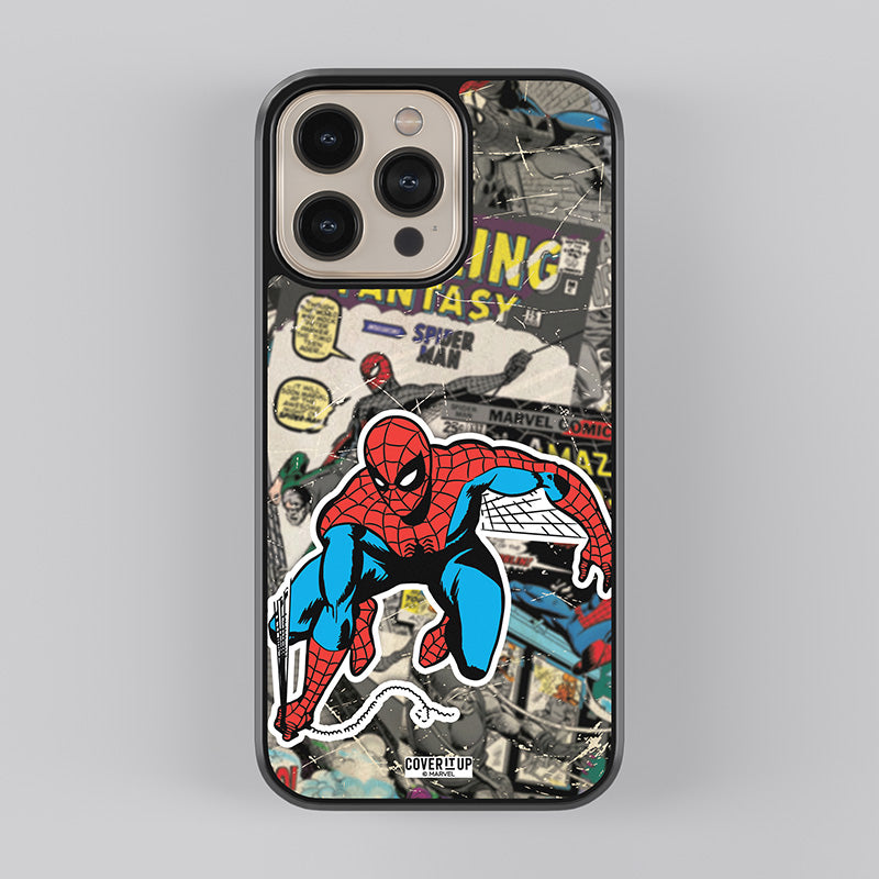 Screen Protector Iphone Spiderman Case Marvel Spider-Man Logo Suit