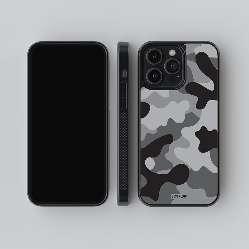 Mono Camo Glass Case