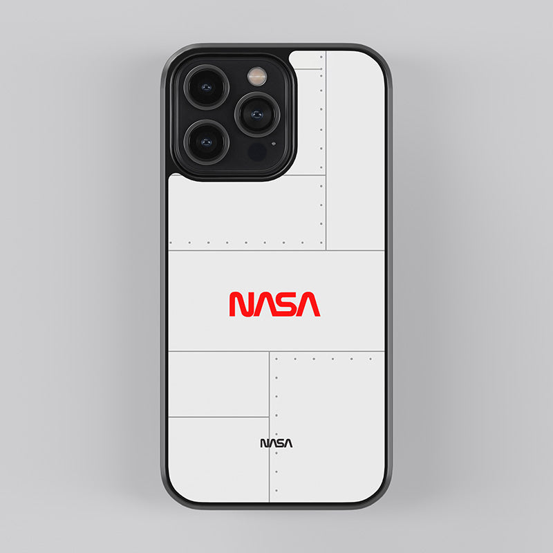 NASA Worm Logo Glass Case