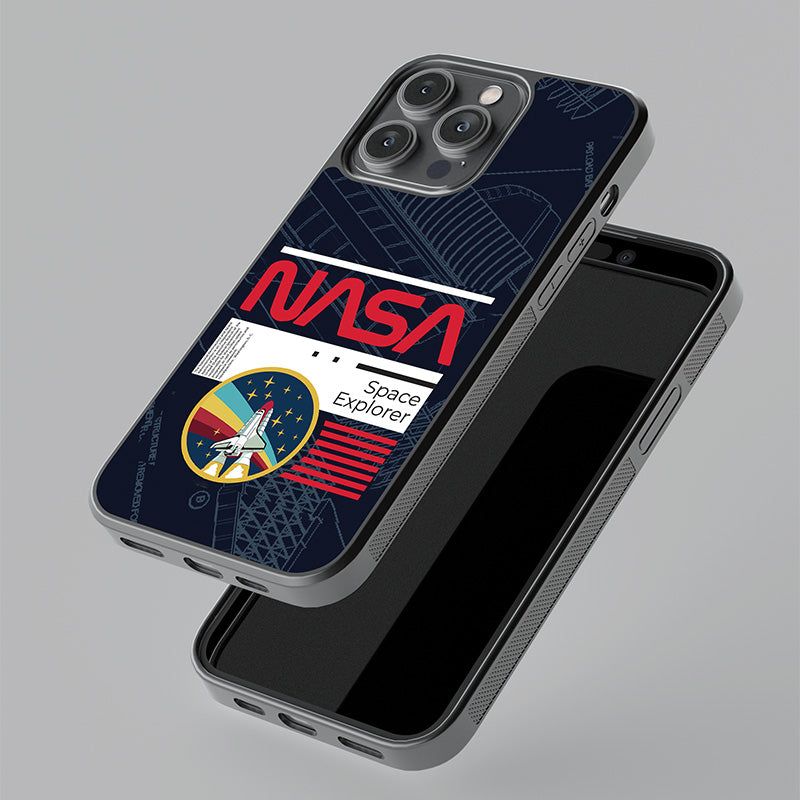 NASA Space Explorer Glass Case