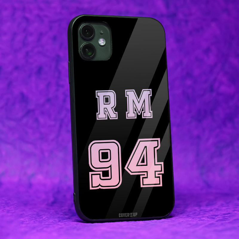 RM Jersey Number Glass Case