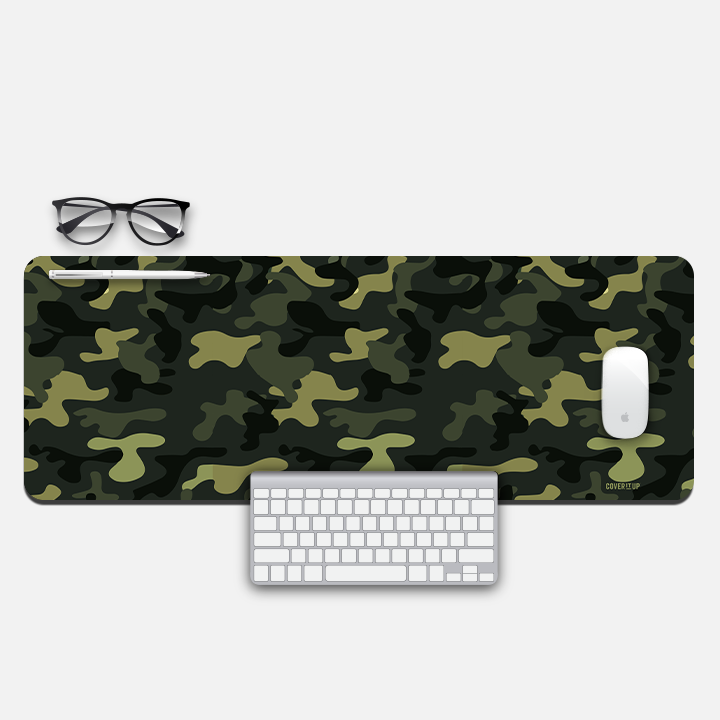 Classic Camo Desk Mat and Gaming Mouse Pad