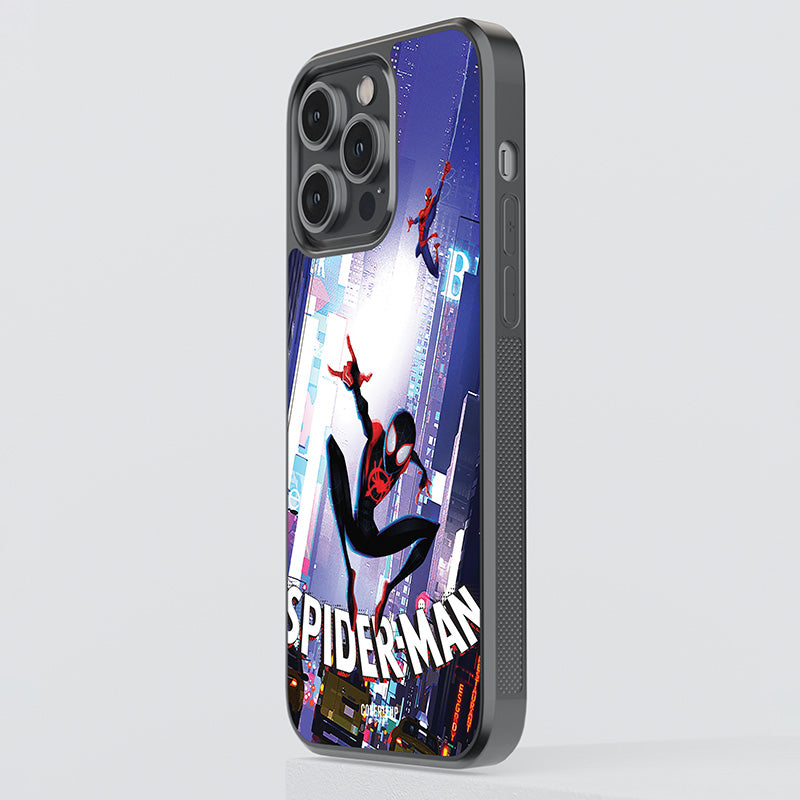 Official Marvel Spider-Man Into The Spider Verse Glass Case