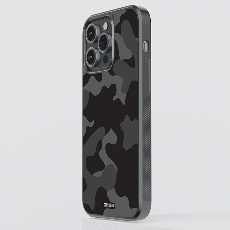 Official Midnight Camo Glass Case