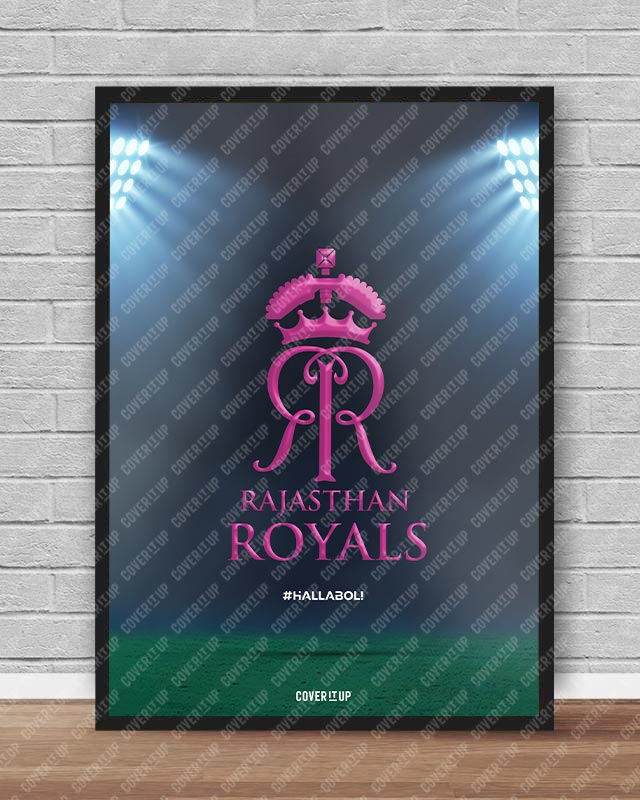 Official Rajasthan Royals Logo Poster