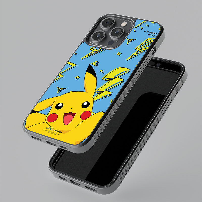 Official Pokémon Pikachu Glass Case