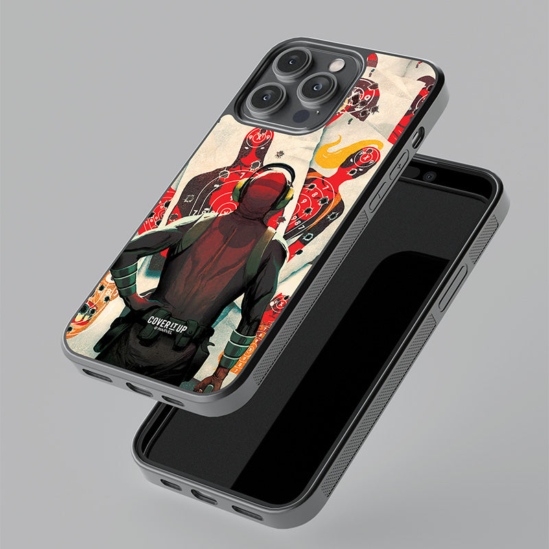 Official Marvel Deadpool Target Glass Case