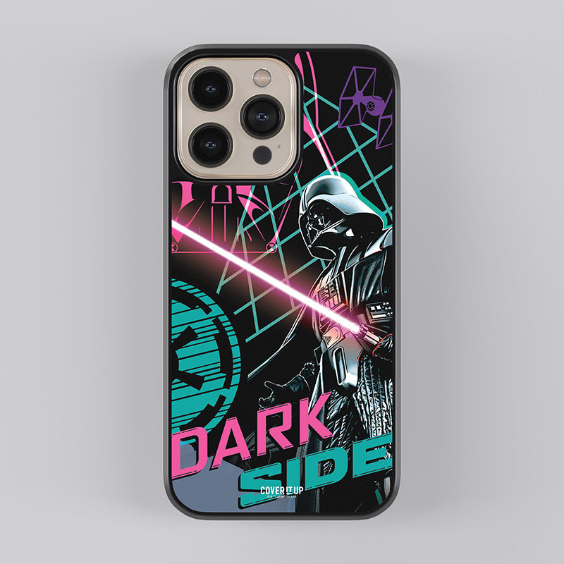 Official Star Wars Dark Side Vaporwave Glass Case