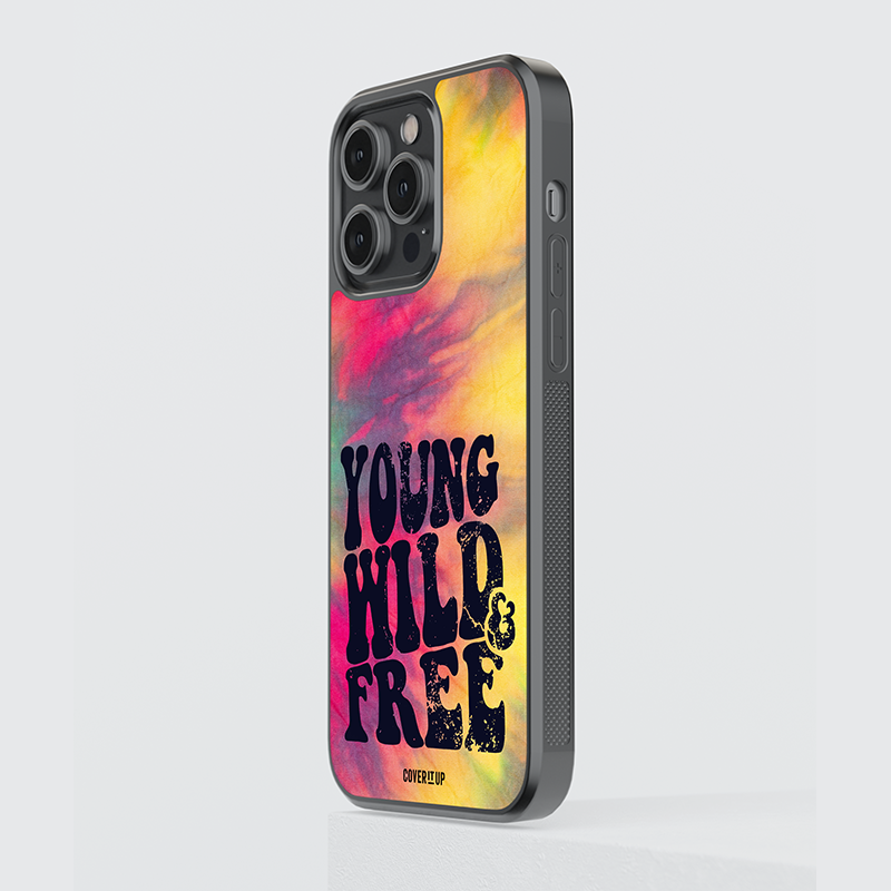 Young Wild Tie-Dye Glass Case