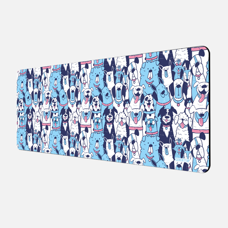 Cuteness Overload Desk Mat and Gaming Mouse Pad