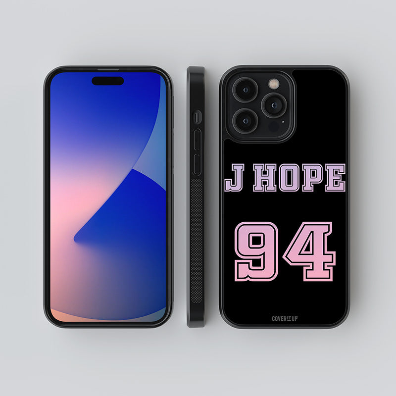 J HOPE Jersey Number Glass Case