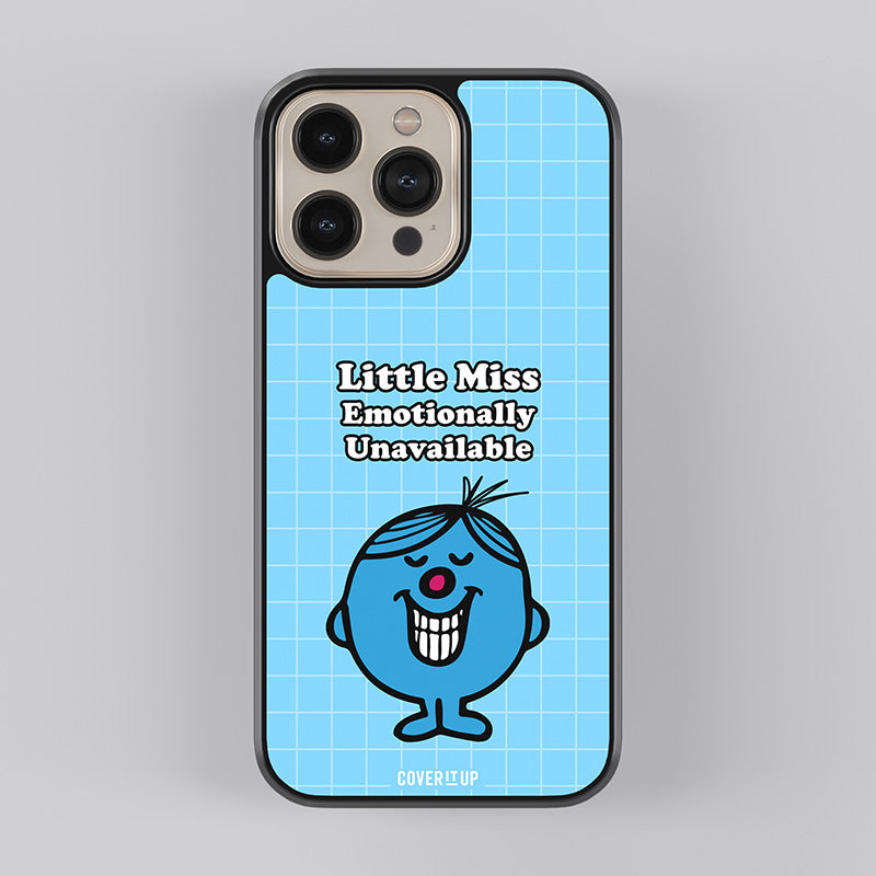Little Miss Emotionally Unavailable Glass Case