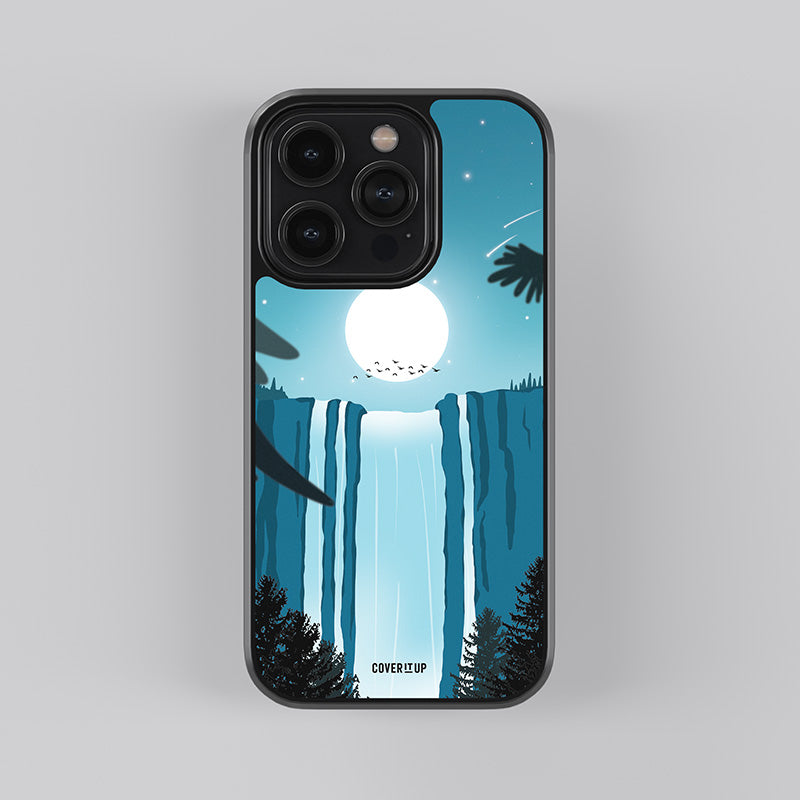 Blue Landscape Glass Case