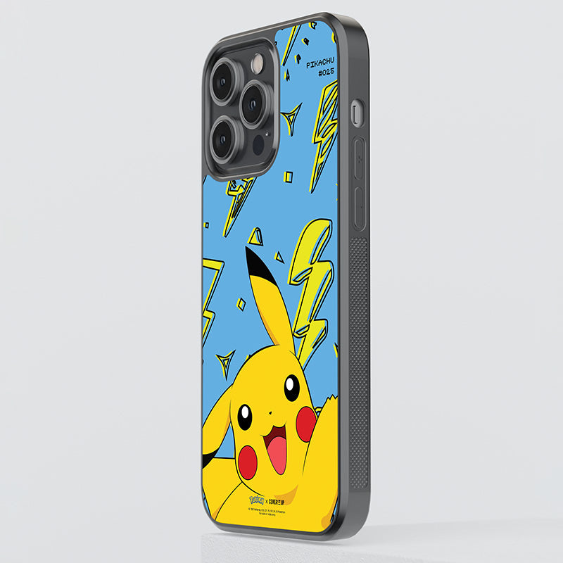Official Pokémon Pikachu Glass Case