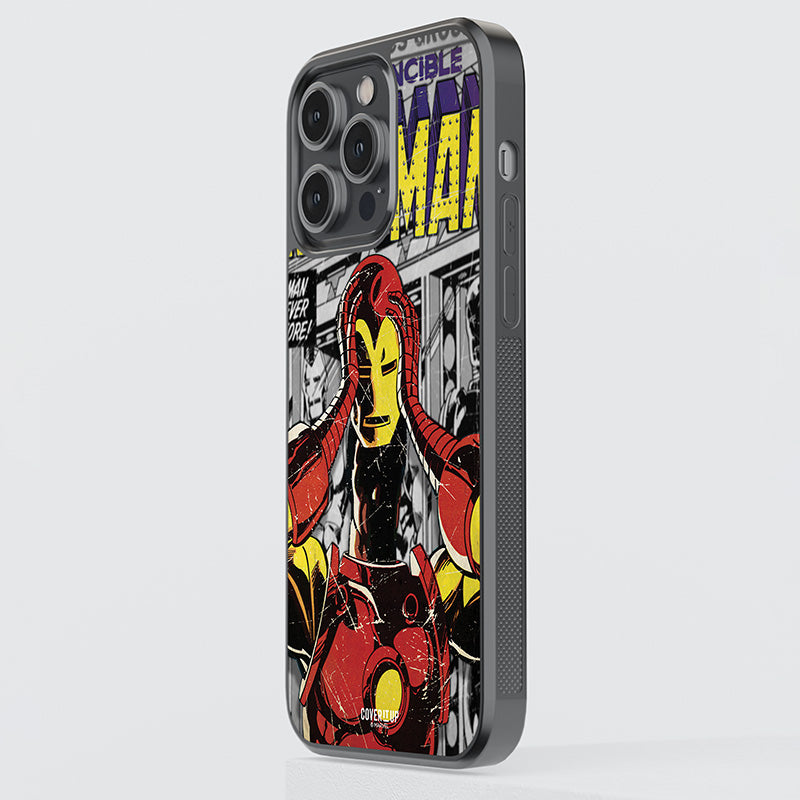 Official Marvel The Invincible Iron Man Glass Case