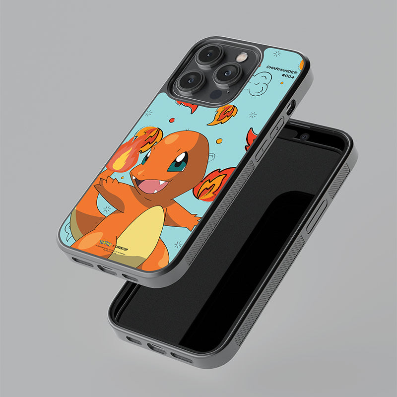 Official Pokémon Charmander Glass Case