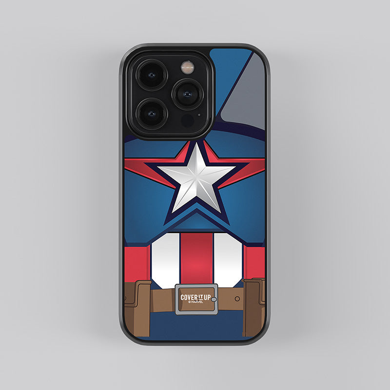 Marvel Captain America Suit Glass Case