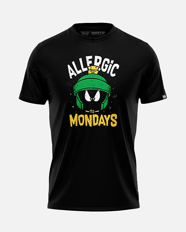Official Looney Tunes Allergic To Monday-T-Shirt