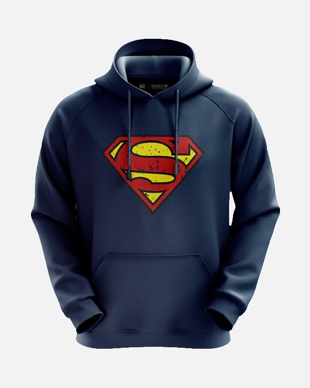 Superman Logo Hooded Sweatshirt