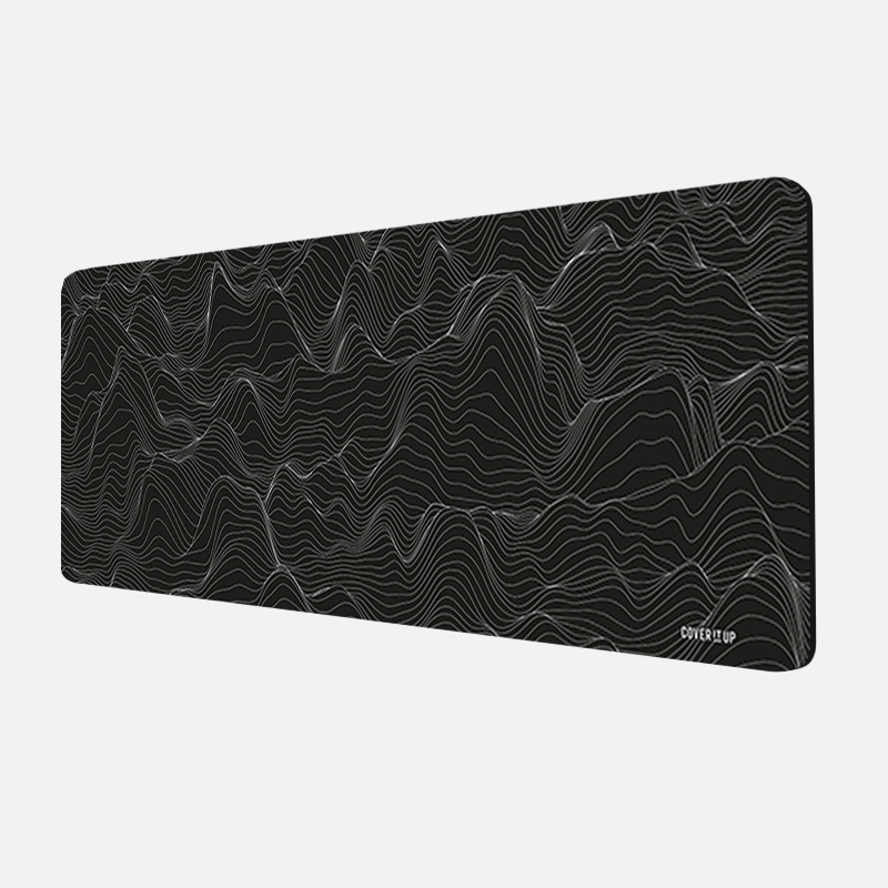 Topography Tremor Desk Mat and Gaming Mouse Pad