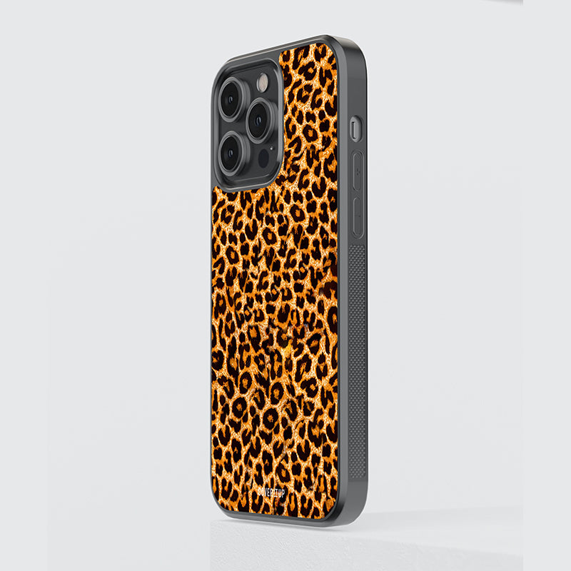 Leopard  Prints Glass Case