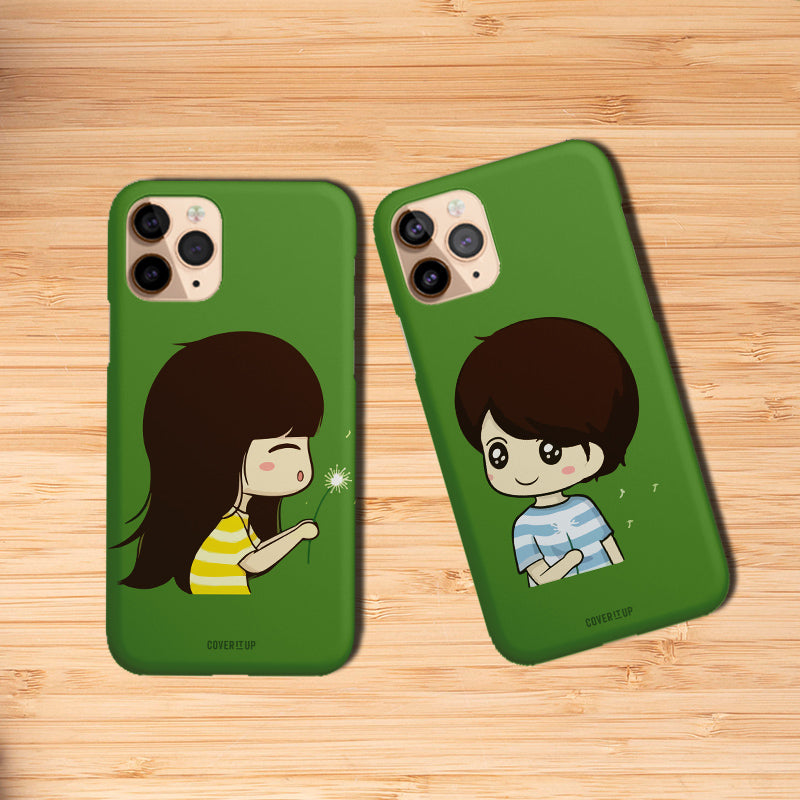 Wish Of Love Couple Hard Case Mobile Phone Cover from coveritup.com