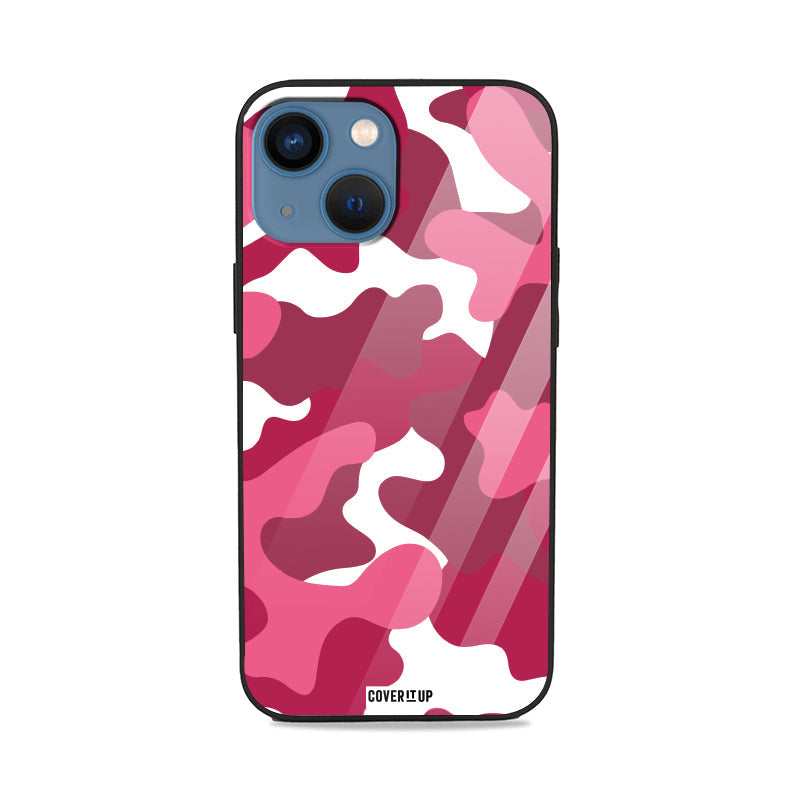 Apple Camo Glass Case Mobile Phone Cover from coveritup.com